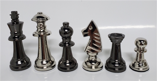 2 1/2 MoW Classics Ebonized Executive French Staunton Chess Pieces